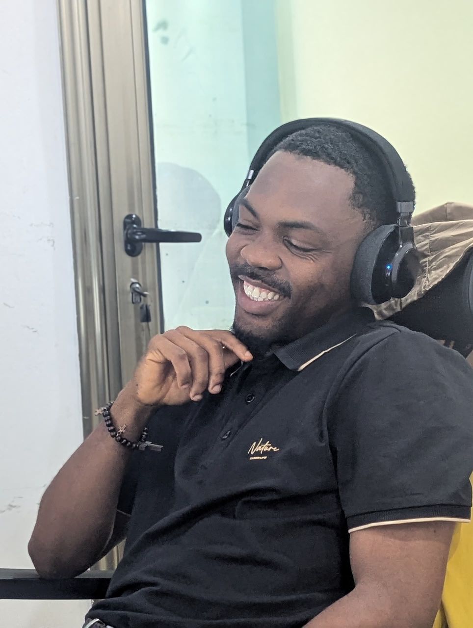 Romaric Bombade au travail